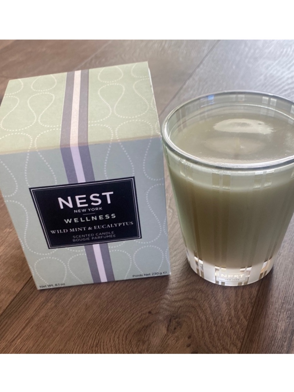 NEST Fragrances Wellness Wild Mint & Eucalyptus Scented Classic Candle